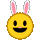 Bunny Ears smiley