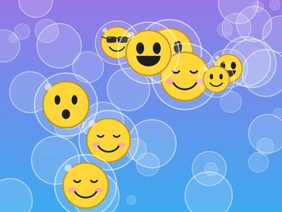 Smiley Bubbles smiley wallpaper