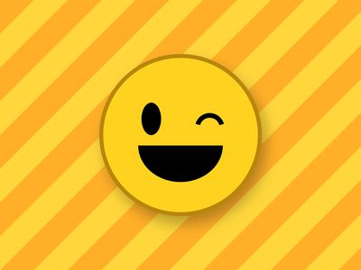Smiley on Stripes smiley wallpaper