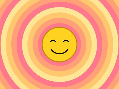 Ripple Rings smiley wallpaper